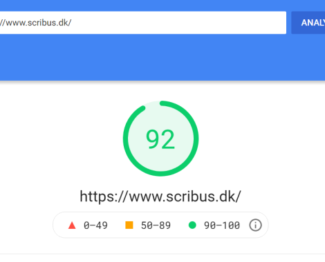 scribus pagespeed